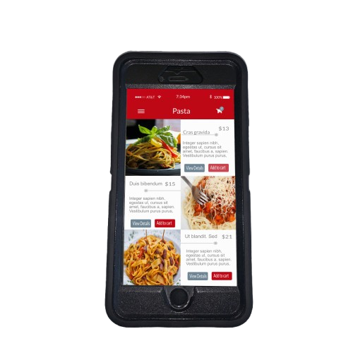 Mobile App Design layout preview